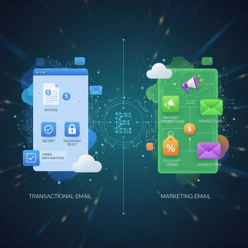 image Transactional vs Marketing Emails: Best Practices & Use Cases with MailCub